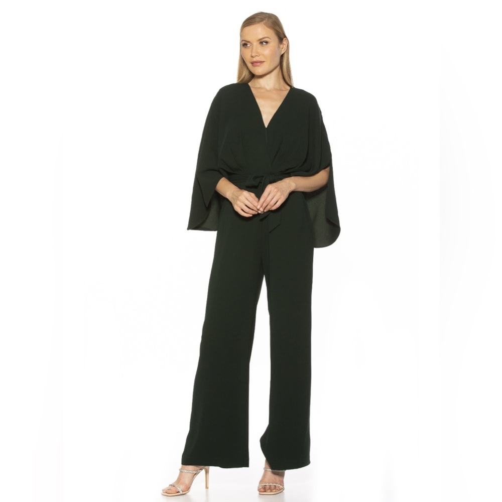 NWT Alexia Ardmore Emerald Green Ana Jumpsuit sz 10